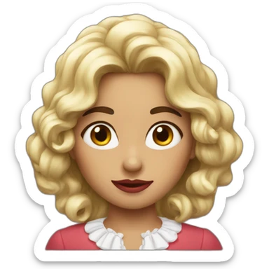 Reine au nez rouge  sticker