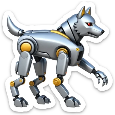 Gear Wolf full body  sticker