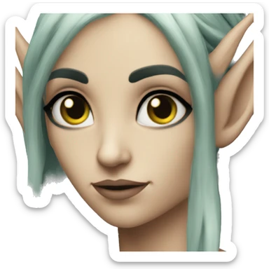Gothique elf sticker