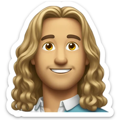 Braco smiling sticker