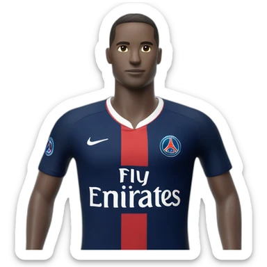 maillot bleu paris saint germain sticker