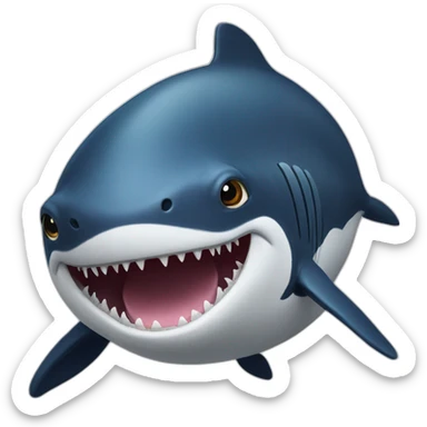 ballena tiburon sticker