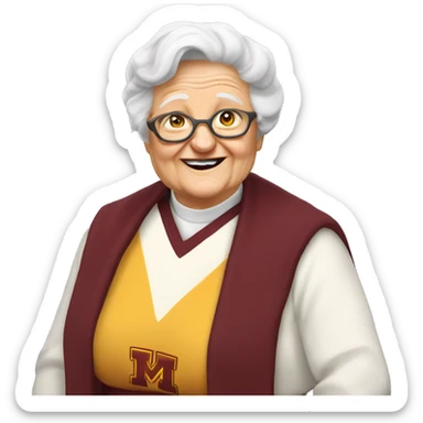 Sister Jean saying HUMP DAY! sticker