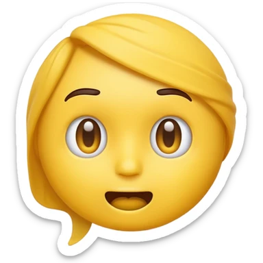Emoji shaking head sideways  sticker
