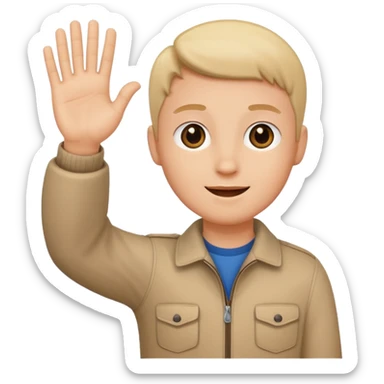 Waving Hand emoji sticker