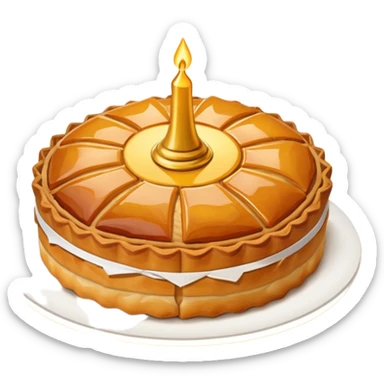 comment trouver la fève dans la galette des rois sticker