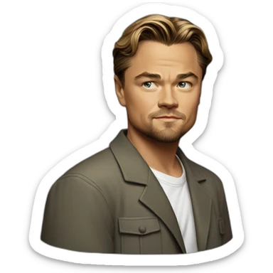 90s Leonardo DiCaprio sticker