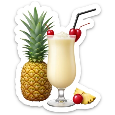 pina colada sticker