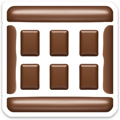Dairy milk chocolate sticker