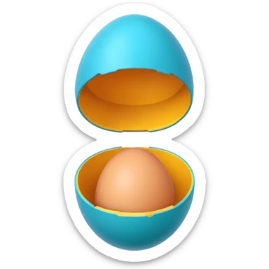 Surprise egg sticker