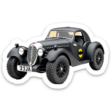 1:10 off-road Basher Batman’s 1934 jaguar rc car  sticker