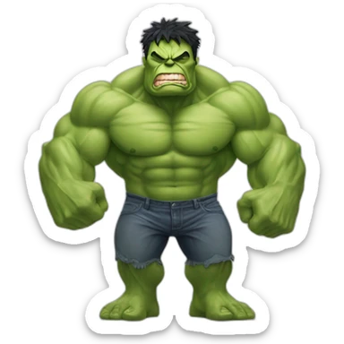 Hulk eat a car with mayo sticker