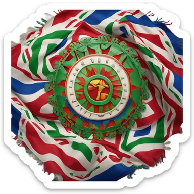 Gipsy flag sticker