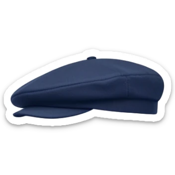 Navy blue Brixton fiddler cap hat sticker