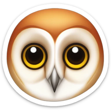 red barn owl casino sticker