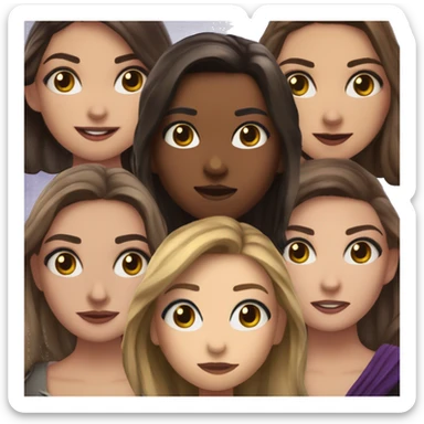 Icono de Evie de descendientes  sticker