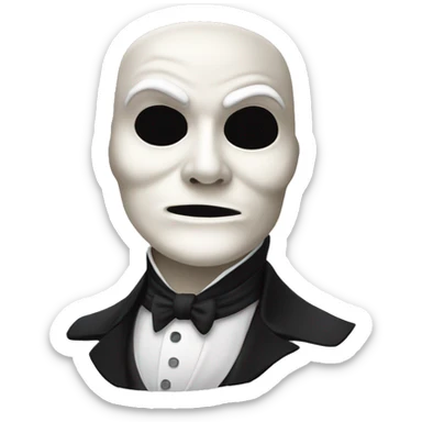 Phantom of the opera sticker