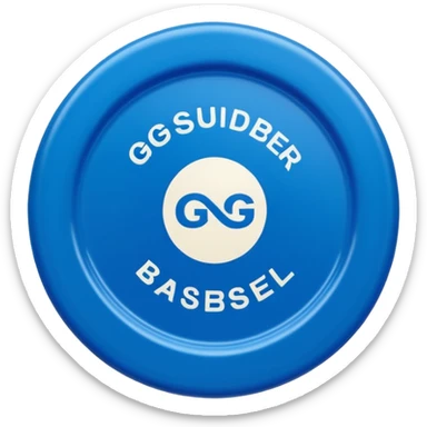Ein Frisbee mit der Aufschrift: Gsünder Basel sticker