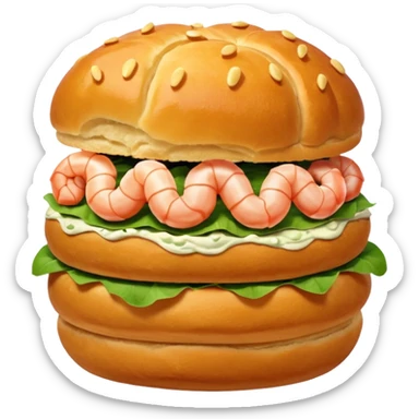 Un choux à la crevette (au lieu d’un choux à la crème) sticker