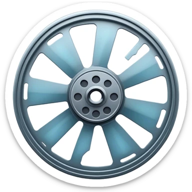 movie cold, Film reel sticker