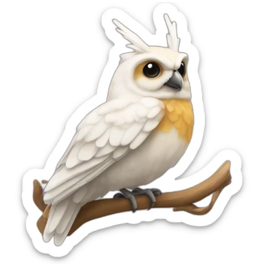 Ecureuil sur une fée sticker