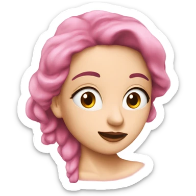 Taza de té rosa  sticker