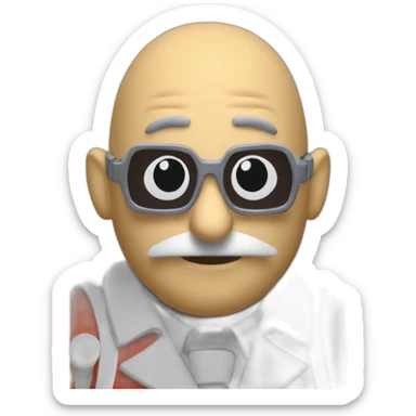 Dr. Eggman sonic sticker