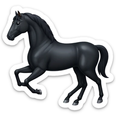  black horse v sticker