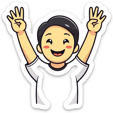 Someone saying perfecto sticker