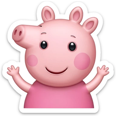 Peppa pig sticker