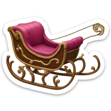 mulberry sleigh sticker