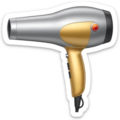 hair dryer sticker