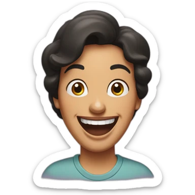 Louise from bob’s burgers laughing sticker