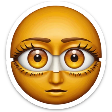 3D render of Floating Eyes, digital glitch art aesthetic, data corruption visual, pair of realistic hazel eyes with no face, pixelated distortion, emoji style, isolated on white background --v 6.0. sticker