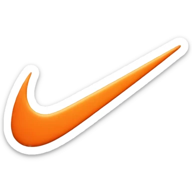 nike logo sticker