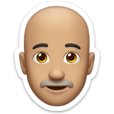 gym without hair with tatoos sticker