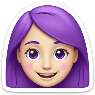 Violetta emoji sticker