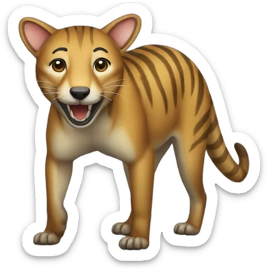 Thylacine sticker