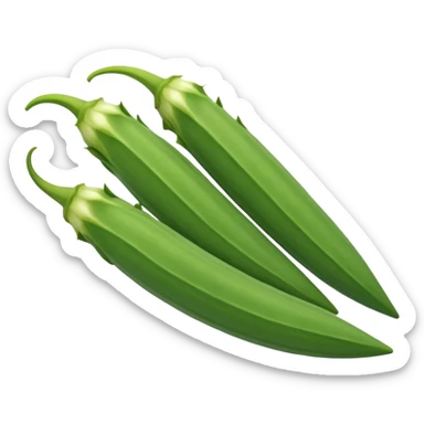 Okra sticker