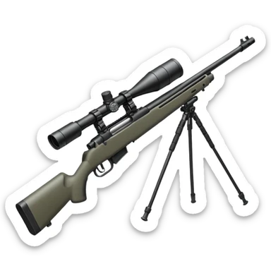 Sniper rifle sticker