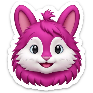 Emoji of labubu sticker