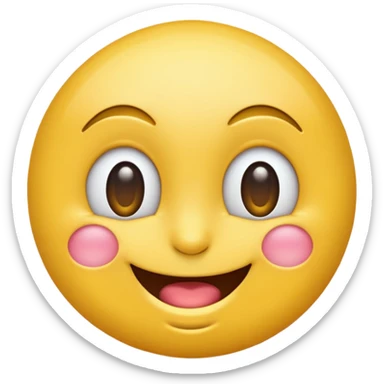 A sneaky winking emoji sticker