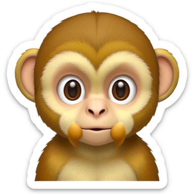 Squirrel monkey sticker
