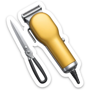 Barber clipper emoji sticker