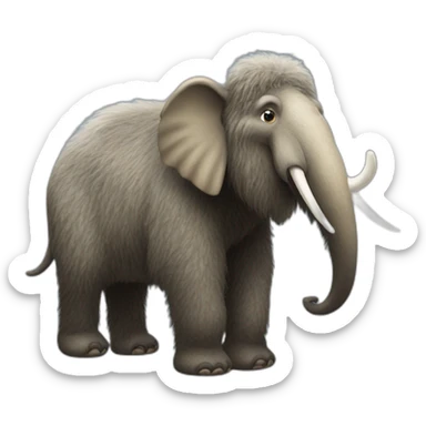 Mammouth woolly sticker