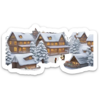 Winter wonderland  sticker