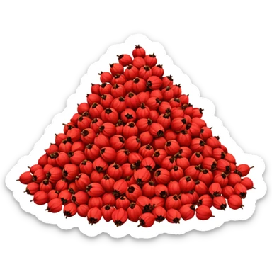 dried rosehip tea sticker