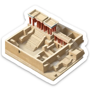 Knossos palace sticker