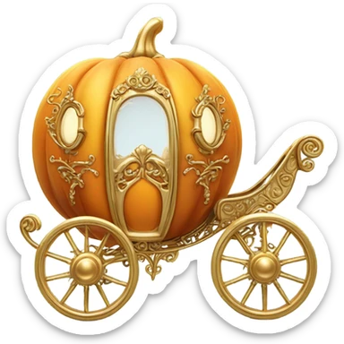 Cinderella carriage  sticker