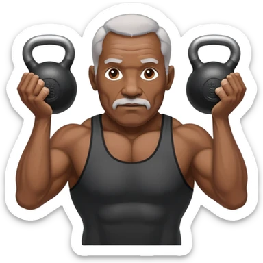 Old Blackman kettlebell  sticker